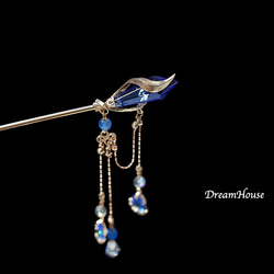 氷・魔法の杖のかんざし＊簪＊着物和装 8枚目の画像