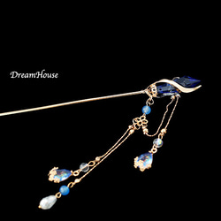 氷・魔法の杖のかんざし＊簪＊着物和装 2枚目の画像