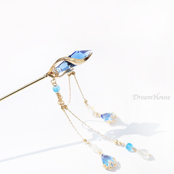 氷・魔法の杖のかんざし＊簪＊着物和装 10枚目の画像