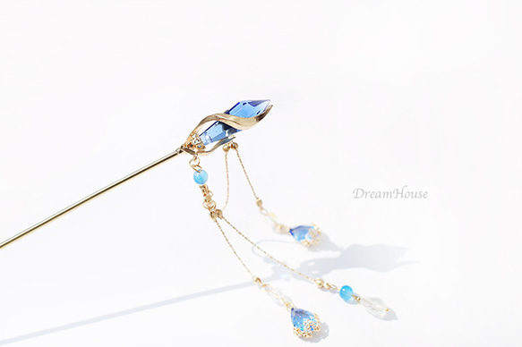 氷・魔法の杖のかんざし＊簪＊着物和装 10枚目の画像