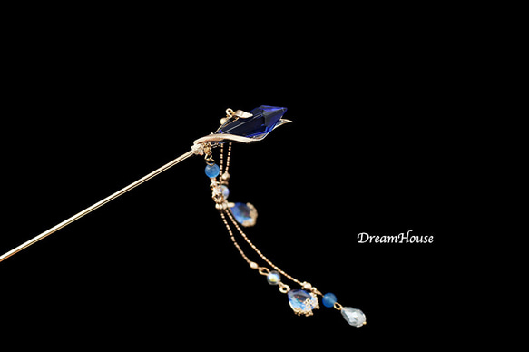 氷・魔法の杖のかんざし＊簪＊着物和装 3枚目の画像