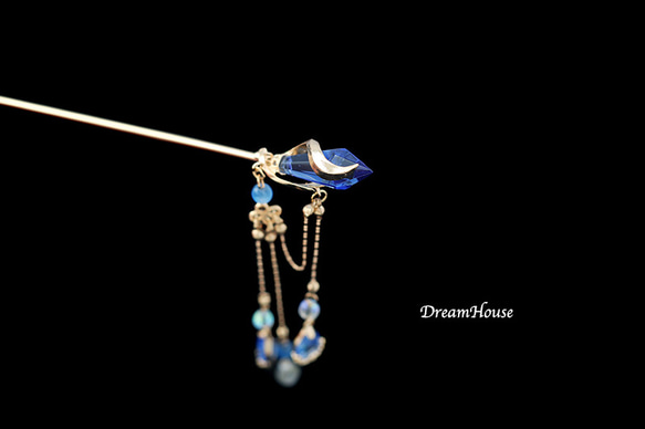 氷・魔法の杖のかんざし＊簪＊着物和装 4枚目の画像