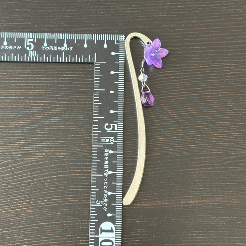 桔梗ブックマーカー＊帯飾り＊栞＊しおり＊ブックマーク＊キキョウ