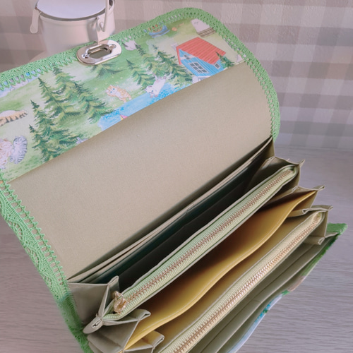 【限定セール！】 yukiemon・新入荷 サウナフロック＊長財布 長財布 cocotte-coco 財布・ケース・小物入れ