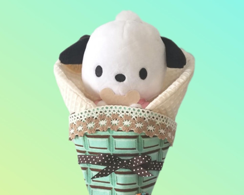 自作ぬいぐるみ・チョコミントの女の子2 自作ぬいぐるみ・チョコミントの女の子2 くまちゃんチョコミント