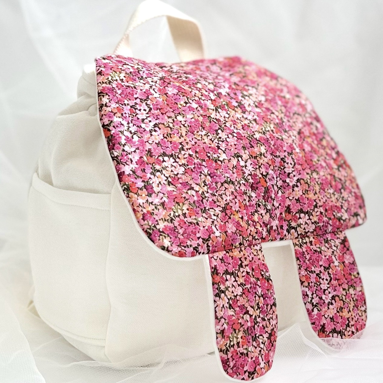 うさ耳リュック　一升餅リュック　一升餅　リュック　リバティ　1歳誕生日　1歳バースデー　お祝い　出産祝い