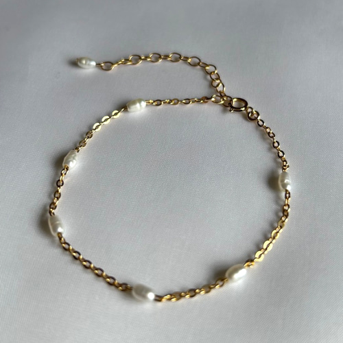 神保真珠 ビンテージパールブレスレット 琵琶湖真珠 BEAMS JAPAN（ビームス ジャパン）【別注】神保真珠商店 / びわ湖真珠