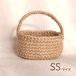【受注製作】特大サイズの麻紐かご 受注製作】特大サイズの麻紐かご
