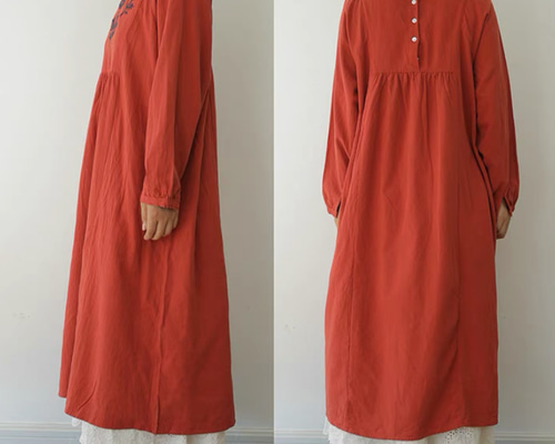 S970Nレディース半袖ワンピース赤S春夏刺繍日本製Vivienne 9/5 S970Nレディース半袖ワンピース赤S春夏刺繍日本製Vivienne 9/5