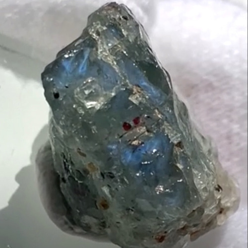 何よこれ！？え？何よ！タンザニア産フェルドスパーサンストーン アルーシャサンストーン原石 タンザニア産 フェルスパー原石 ブルー