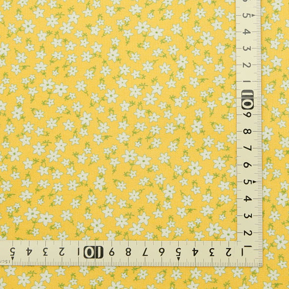 USAコットン　30’s サーティーズ復刻布　Aunt Grace Garden Variety　イエロー　MB175 2枚目の画像
