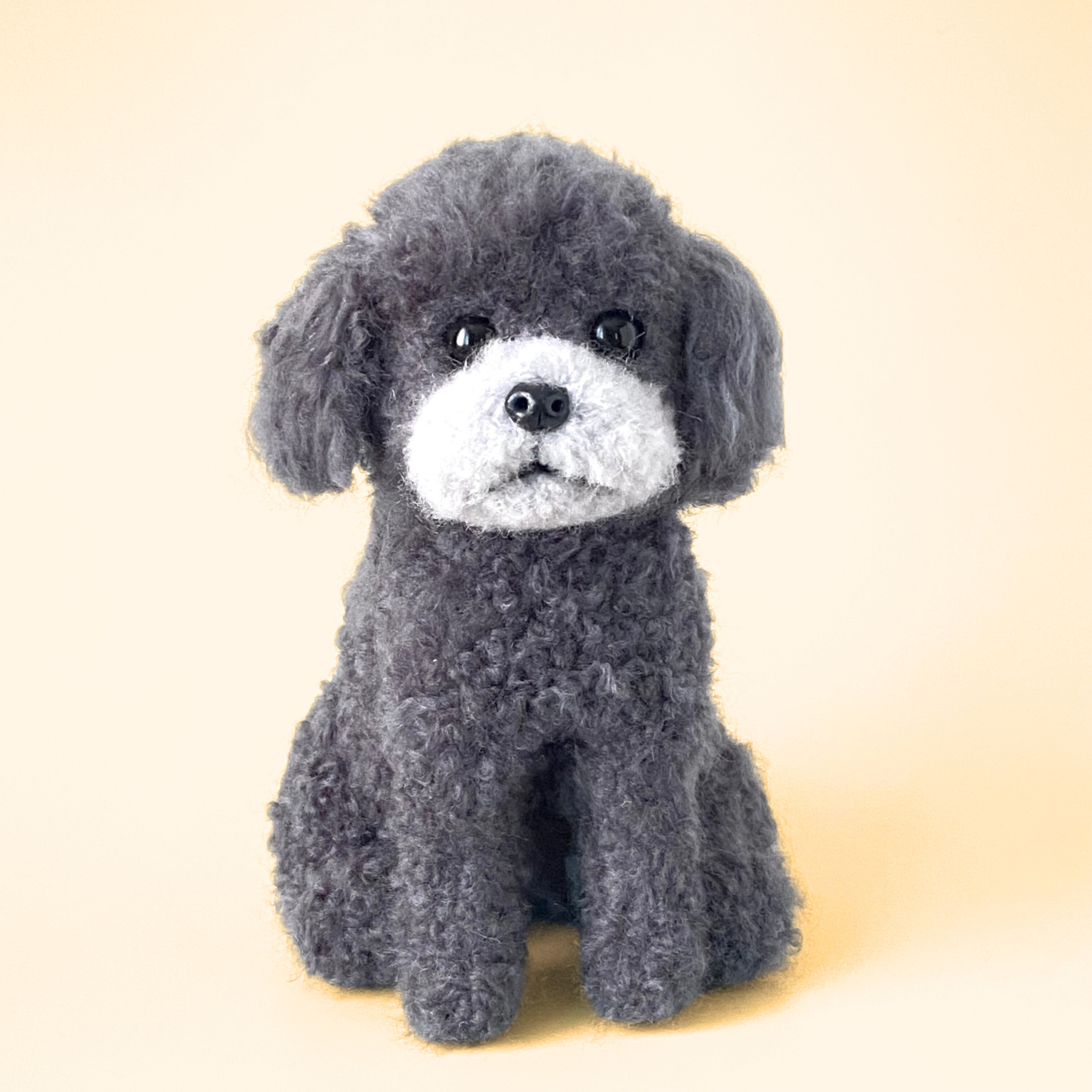 いつでもいっしょ♪ ふわふわ大きなグレートイプードル　犬のぬいぐるみ