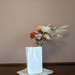 【K】3Dプリンタ製一輪挿し 3Dプリント製 一輪挿し - ひとえ | shop id.arts