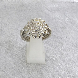 送料無料！サイの角！シルバー925製ナックルリング（指輪）！ 指輪