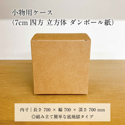 小物用ケース（7cm立方体）3個セット 1枚目の画像
