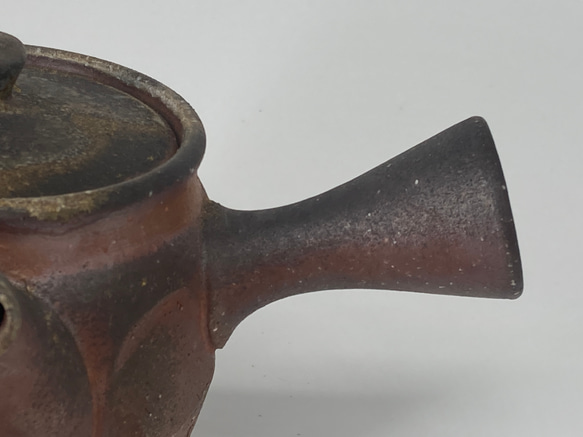 備前焼　急須　桟切　紙箱入り 5枚目の画像