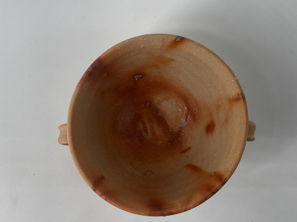 備前焼　カフェカップ　緋襷　紙箱入り 7枚目の画像