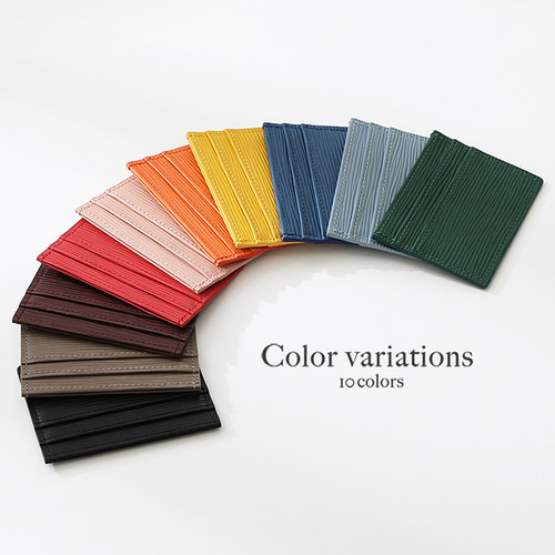 本革 カードケース 名刺入れ インナーカードケース エンボスレザー 型  