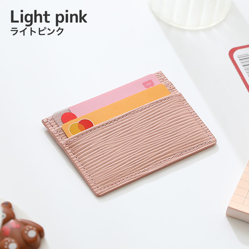 ピンク 合成皮革 カードケース10枚 CÉLINE レザー カードケース