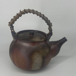 備前焼　急須　桟切　紙箱入り 3枚目の画像