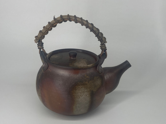 備前焼　急須　桟切　紙箱入り 3枚目の画像