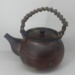 備前焼　急須　桟切　紙箱入り 2枚目の画像