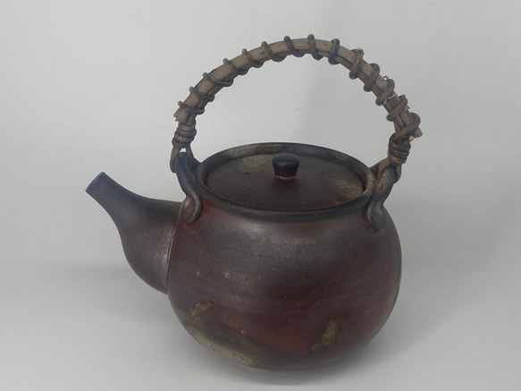 備前焼　急須　桟切　紙箱入り 2枚目の画像