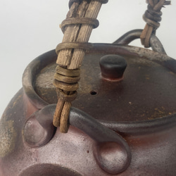 備前焼　急須　桟切　紙箱入り 5枚目の画像