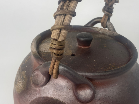 備前焼　急須　桟切　紙箱入り 5枚目の画像