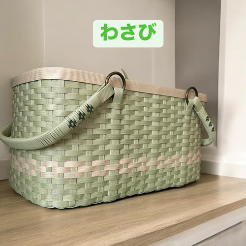 昭和レトロ　収穫かご　買い物かご　2点セット 昭和レトロ ニチイ nichii 買い物かご レトロポップ 収納 かご 店舗