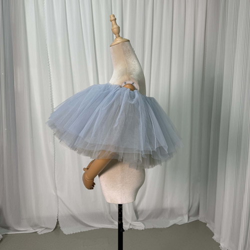 送料無料！オフショルダー 取り外しオフショルダー ブルーグレー  