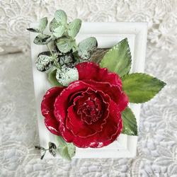 クリスマスローズのスワッグ アートフラワー ローズアンジェ 通販