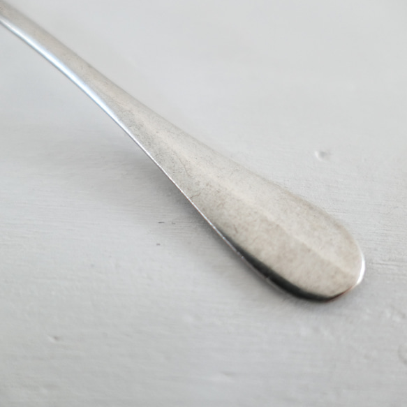 DYI・ディスプレイ素材/フランス製シルバープレートのティースプーン・デザートスプーン・カトラリー(ブロカント) 14枚目の画像