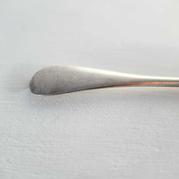 DYI・ディスプレイ素材/フランス製シルバープレートのティースプーン・デザートスプーン・カトラリー(ブロカント) 12枚目の画像