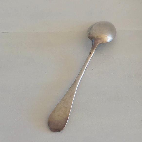 DYI・ディスプレイ素材/フランス製シルバープレートのティースプーン・デザートスプーン・カトラリー(ブロカント) 6枚目の画像