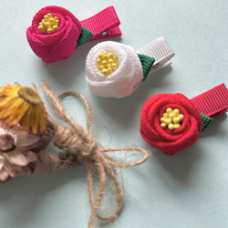 働く車☆ベビーヘアクリップ ヘアゴム 働く車 2つ ベビーヘアクリップ キッズ ヘアゴム パトカー