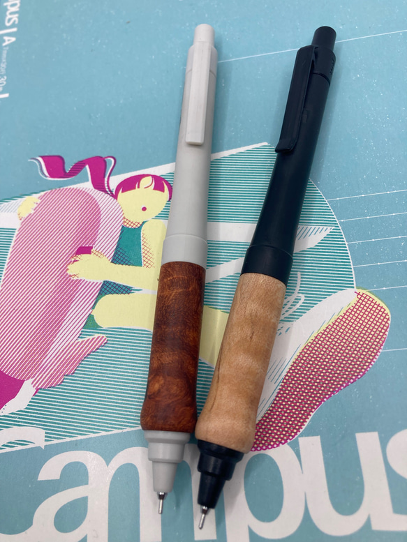 　α-gel SWITH カスタムグリップ　アクリル&WOOD　新色追加 5枚目の画像