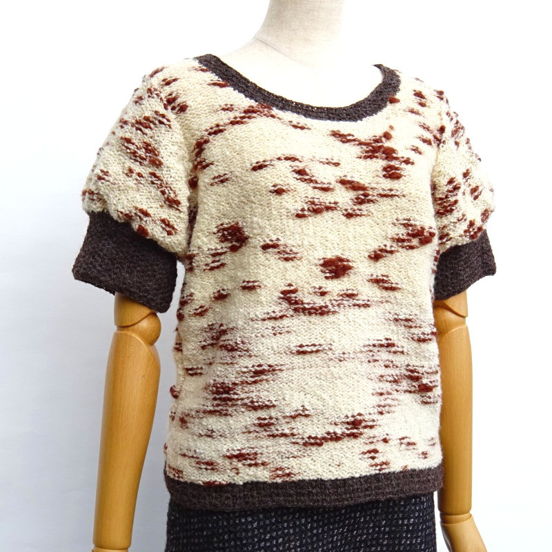 イタリア製変わり糸と英国ウールのプルオーバー