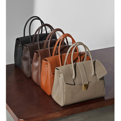 復古本革大容量トートバッグ 牛革出張する通勤用Tote bag 13枚目の画像