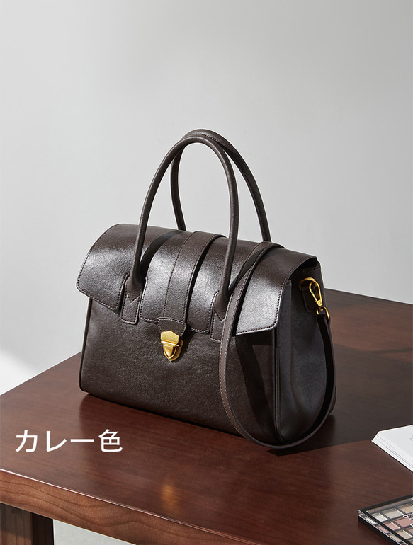 復古本革大容量トートバッグ 牛革出張する通勤用Tote bag 19枚目の画像