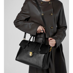 復古本革大容量トートバッグ 牛革出張する通勤用Tote bag 12枚目の画像