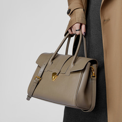 復古本革大容量トートバッグ 牛革出張する通勤用Tote bag 2枚目の画像