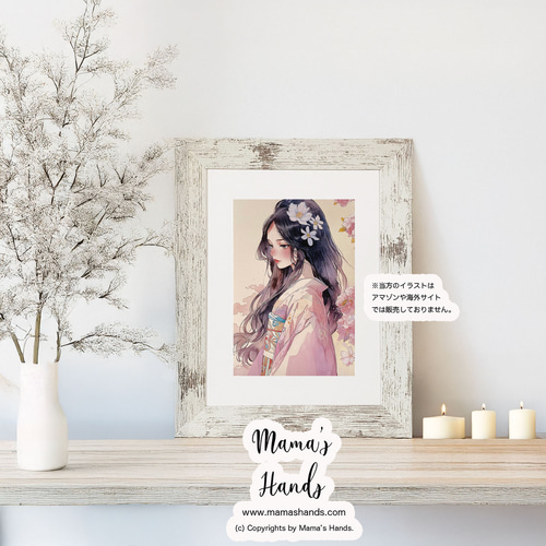 hime 正規品プリントイラスト 額装済【極美品】 hime 正規品プリントイラスト 額装済【極美品】 2025年最新】hime