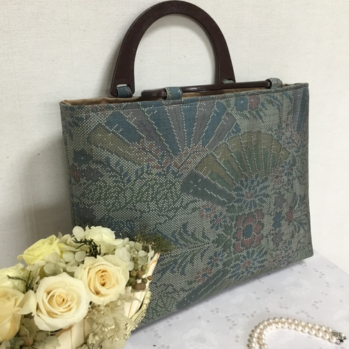 花ぷらら・オリジナル・大島紬・1点物・ハンドメイド・リメイク
