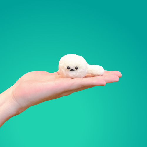 ねこけだまちゃん 羊毛フェルト ぬいぐるみ 人形 ハンドメイド