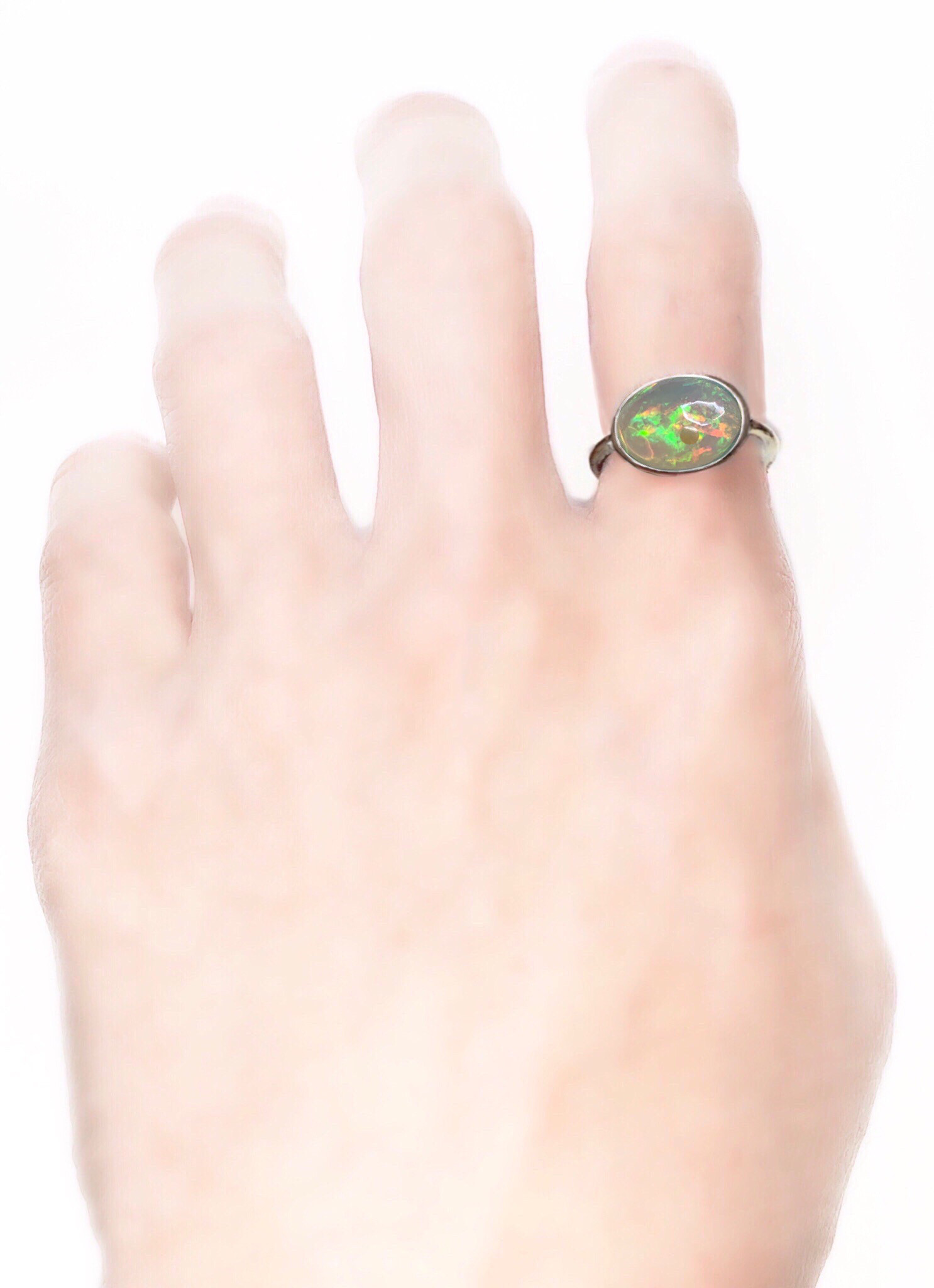 一点もの Ethiopian Opal Party リング/ 受注制作