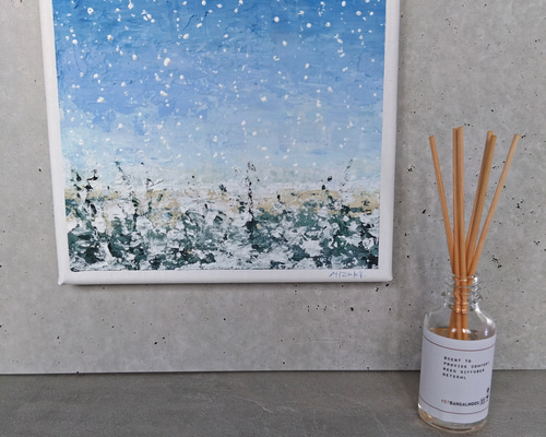 冬の日」テクスチャーアート・原画 絵画 Mizuki. 通販 18782973