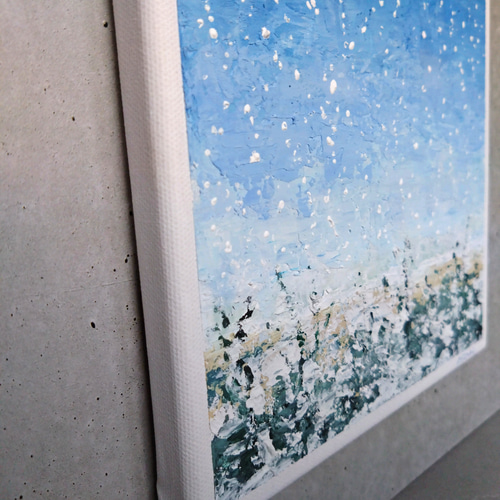 冬の日」テクスチャーアート・原画 絵画 Mizuki. 通販 18782973