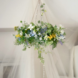 再販】赤い実の羽根付きクリスマスフライングリース クリスマスリース