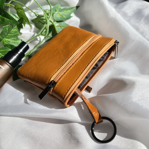 本革ミニ財布 メンズ レディース 小銭入れ 薄型 小さい コンパクト